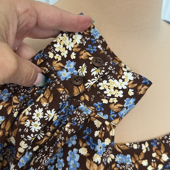 Reformation Blake Puff Sleeve Floral Dress - Picture 8 of 10